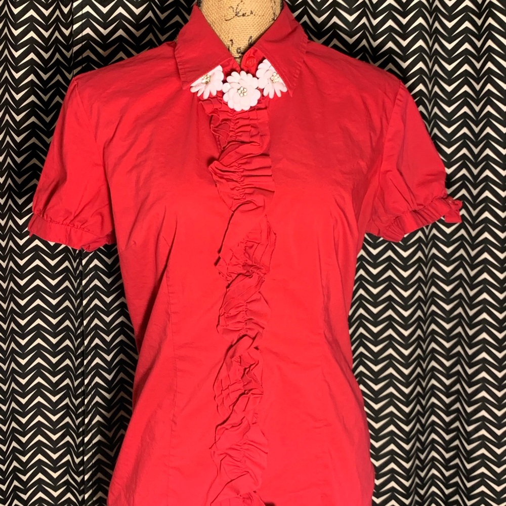 New York & Company Blouse Size L